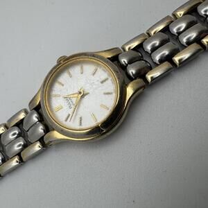 Vintage Pulsar Quartz Watch Gold Two Tone 22mm Japan Movement New Battery